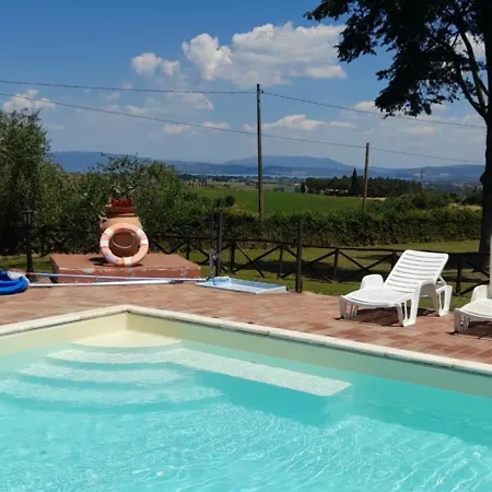 Agroturismo Agritur Osvaldo Castiglione Del Perugia Piscina Acqua Salata Possibilita Colazione *
